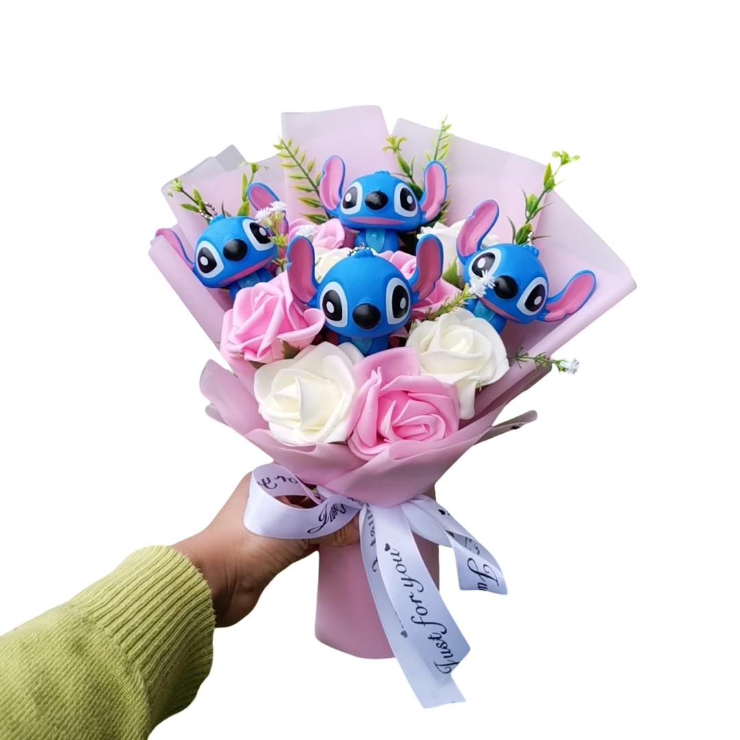 35cm Anime Stitch Soft Plush Bouquet 35cm Anime Stitch Soft Plush Bouquet