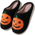 Halloween Pumpkin Plush Indoor Home Slippers
