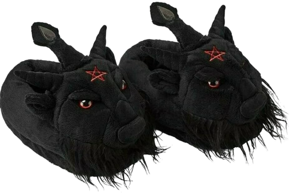 Halloween Diablo Ghost Plush Slippers Halloween Diablo Ghost Plush Slippers