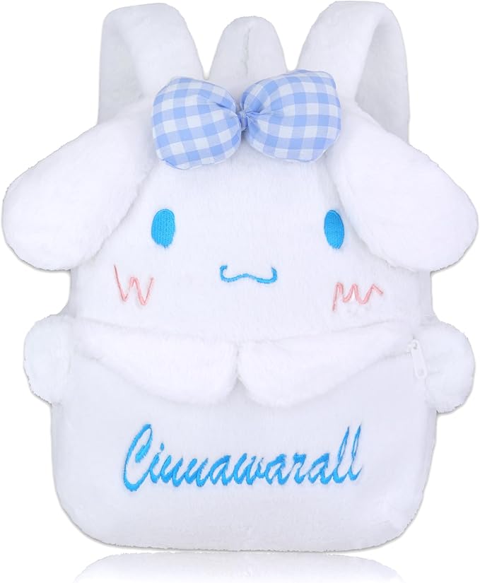 Sanrio Cartoon Cinnamoroll Soft Plush Schoolbag