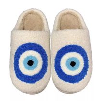 Halloween Evil Eye Plush Slippers