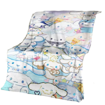 Cinnamoroll Sanrio Anime Soft Plush Blanket For Living Room