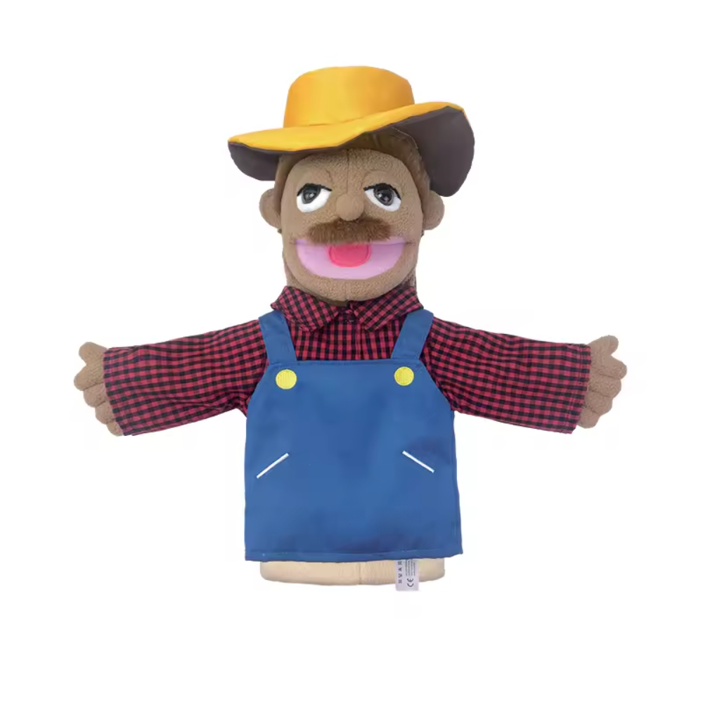 Farmer Plush Hand Puppet Toy Farmer Plush Hand Puppet Toy