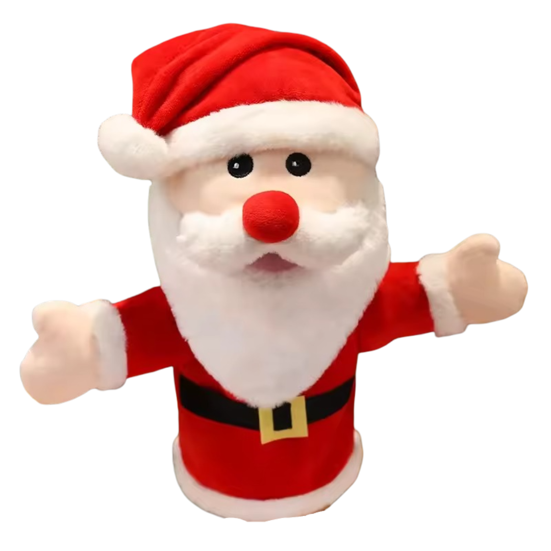 Santa Claus Hand Finger Puppet Stuffed Plush Toy Santa Claus Hand Finger Puppet Stuffed Plush Toy