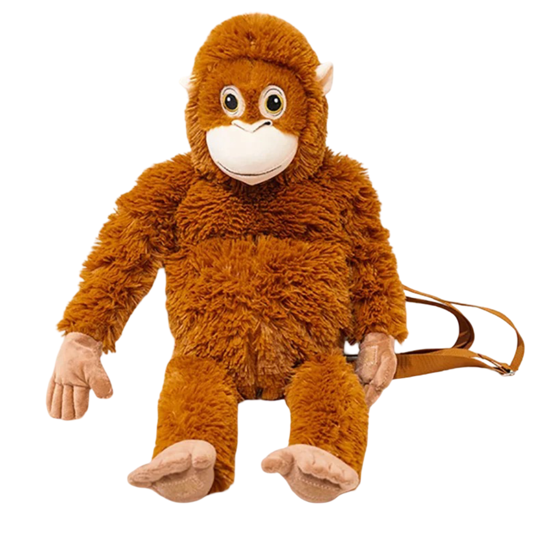 Chimpanzees Soft Plush Backpack