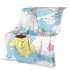 Sanrio Anime Cinnamoroll And Pompompurin Plush Blanket