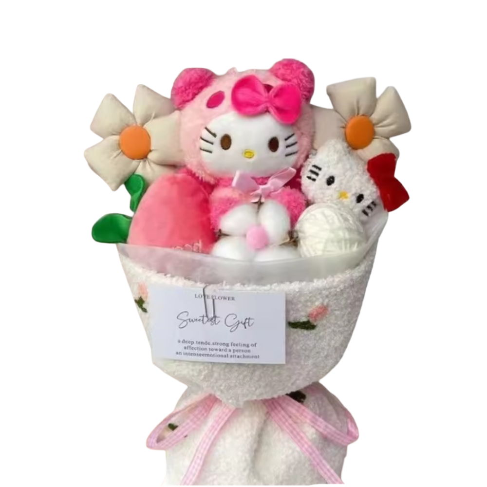 Hello Kitty Cartoon Sanrio Plush Toy Bouquet Hello Kitty Cartoon Sanrio Plush Toy Bouquet