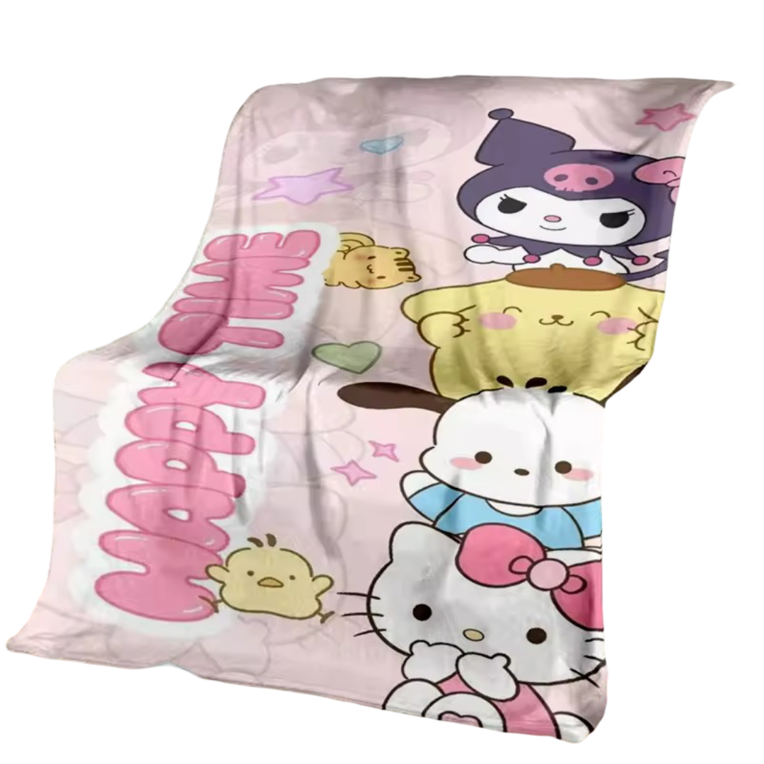 Anime Sanrio Character Soft Plush Blanket