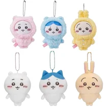 6Pcs Cartoon Chiikawa Plush Keychain