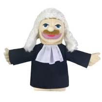 Judge Plush Hand Puppet Toy