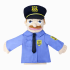 Policeman Plush Hand Puppet Toy