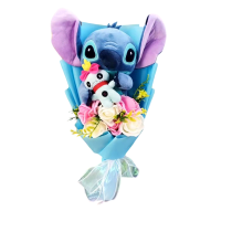 40cm Anime Stitch Soft Plush Bouquet