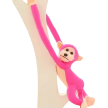 Animal Rose Red Monkey Plush Stuffed Toy