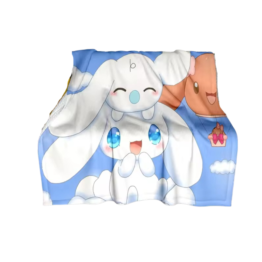 Sanrio Anime Cinnamoroll Soft Plush Blanket Sanrio Anime Cinnamoroll Soft Plush Blanket