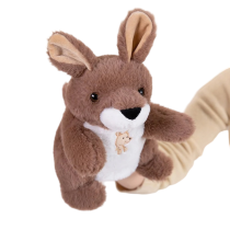 25cm Animal Kangaroo Stuffed Plush Puppet