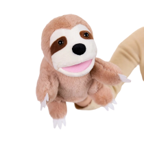25cm Animal Sloth Stuffed Plush Puppet