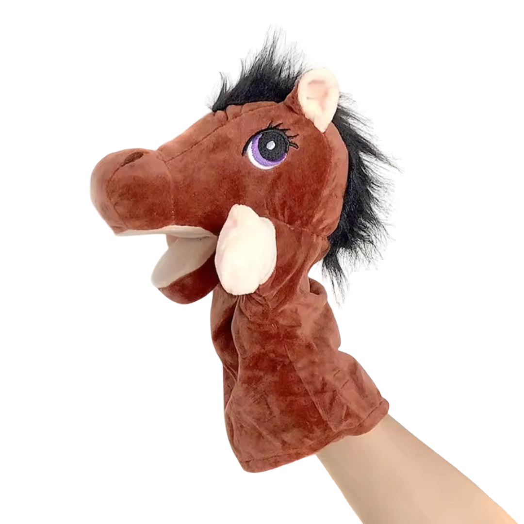 Animal Horse Plush Toy Hand Puppet Animal Horse Plush Toy Hand Puppet