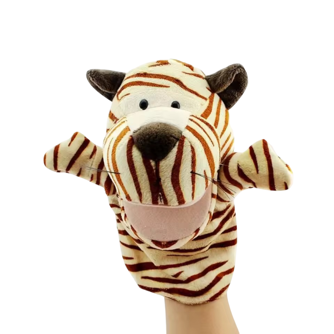 Animal Tiger Plush Toy Hand Puppet Animal Tiger Plush Toy Hand Puppet