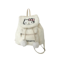 Sanrio Cartoon Hello Kitty Plush Soft Backpack