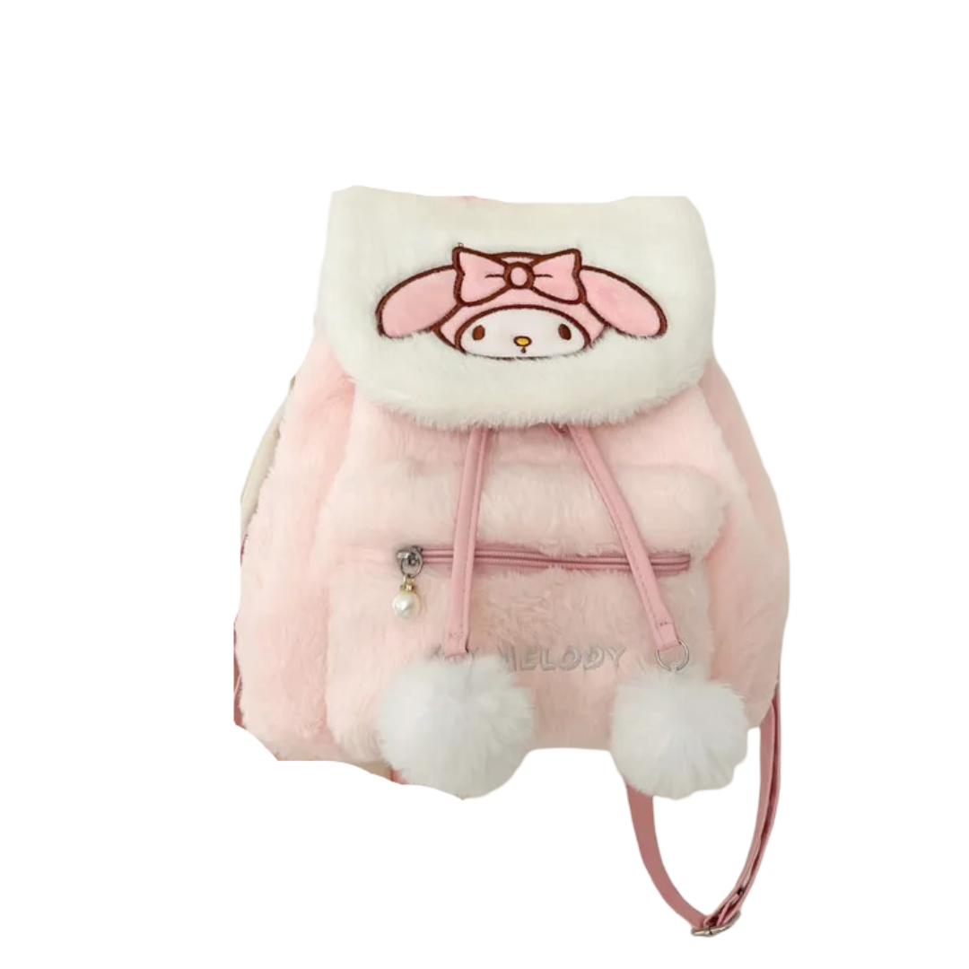Cartoon Sanrio My Melody Soft Plush Backpack Cartoon Sanrio My Melody Soft Plush Backpack
