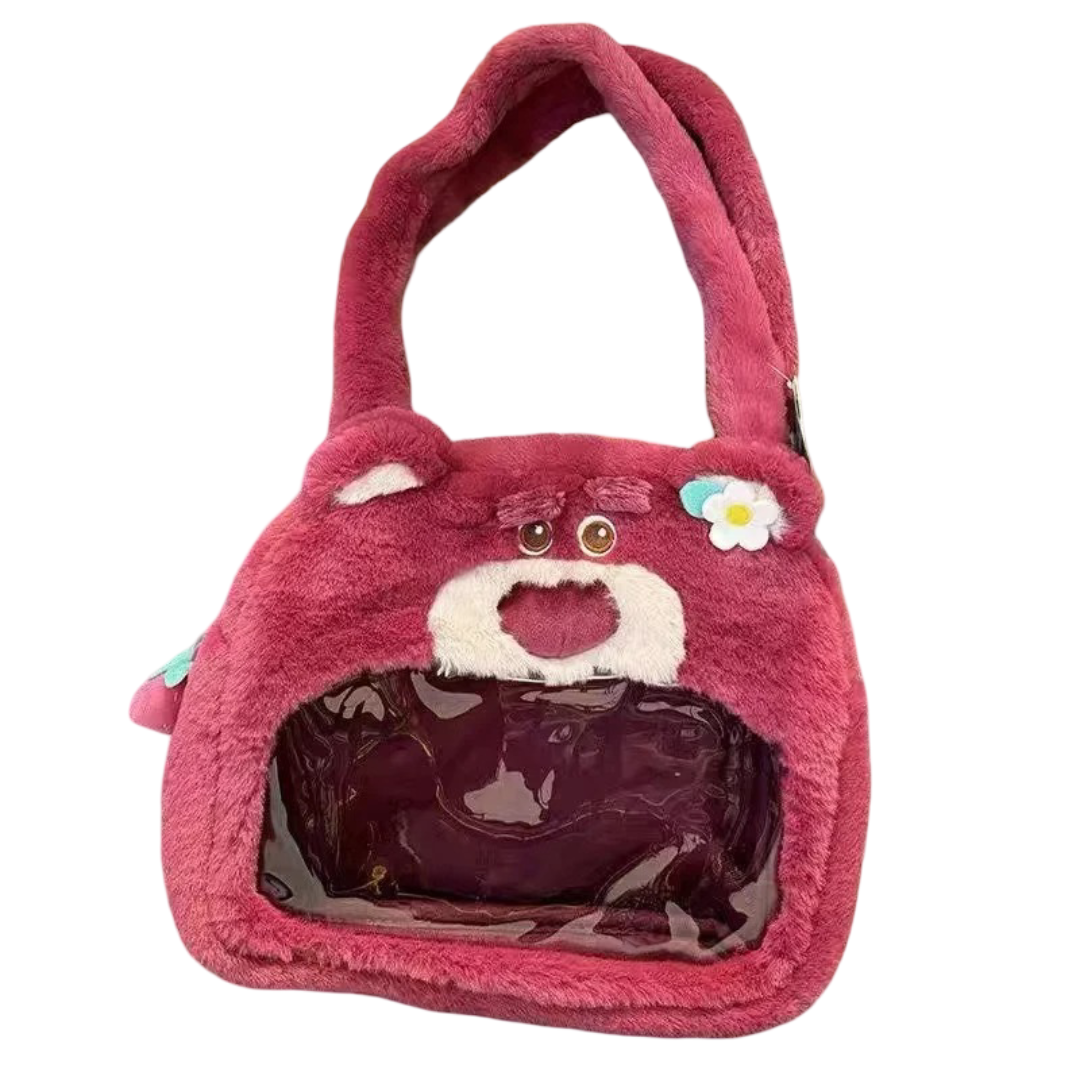 Lotso Bear Plush Shoulder Bag Lotso Bear Plush Shoulder Bag