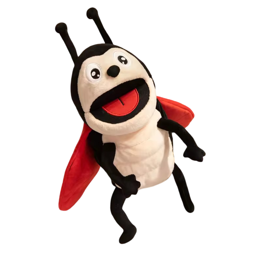 Insect Ladybug Plush Toy Hand Finger Puppet Insect Ladybug Plush Toy Hand Finger Puppet