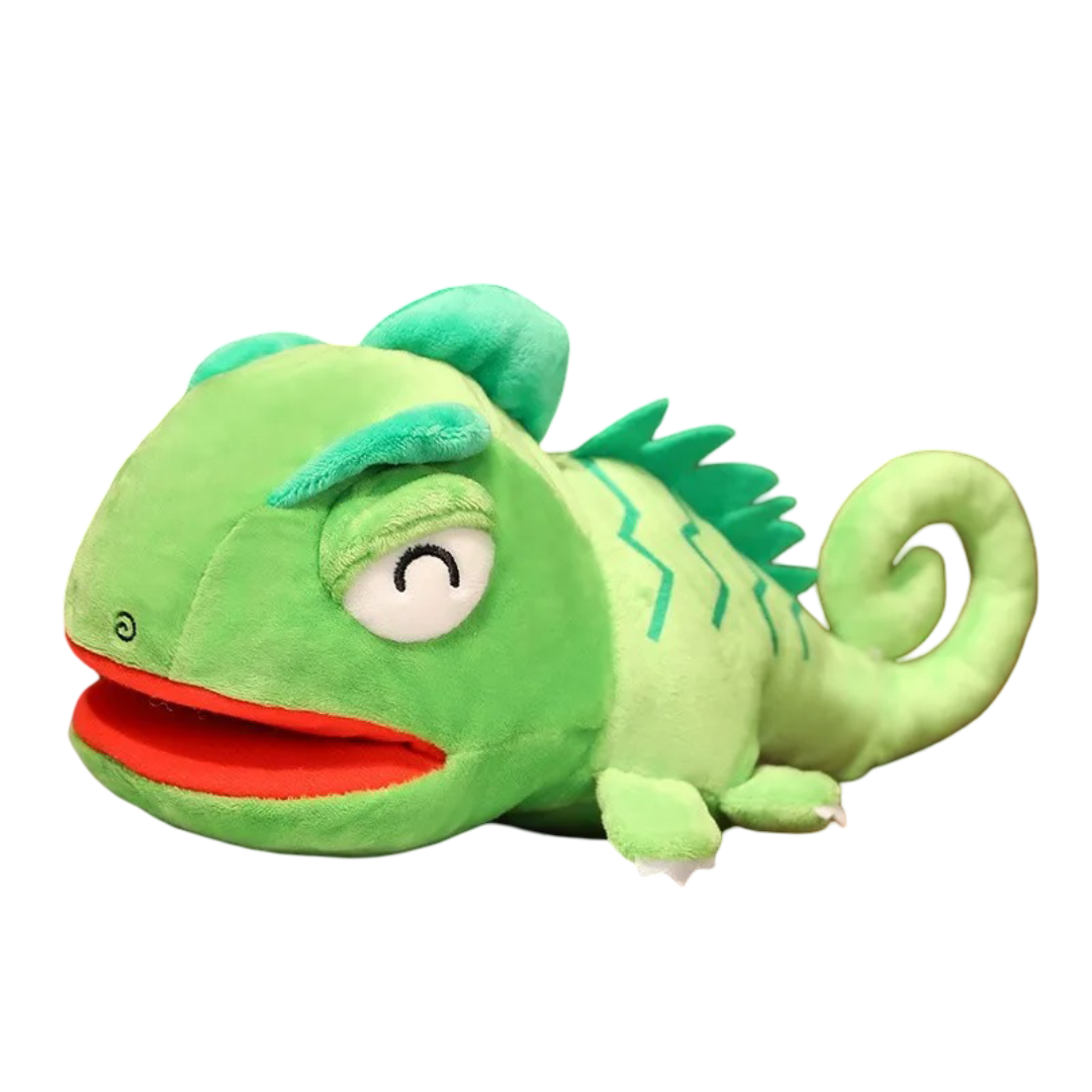 Chameleon Plush Toy Hand Finger Puppet Chameleon Plush Toy Hand Finger Puppet