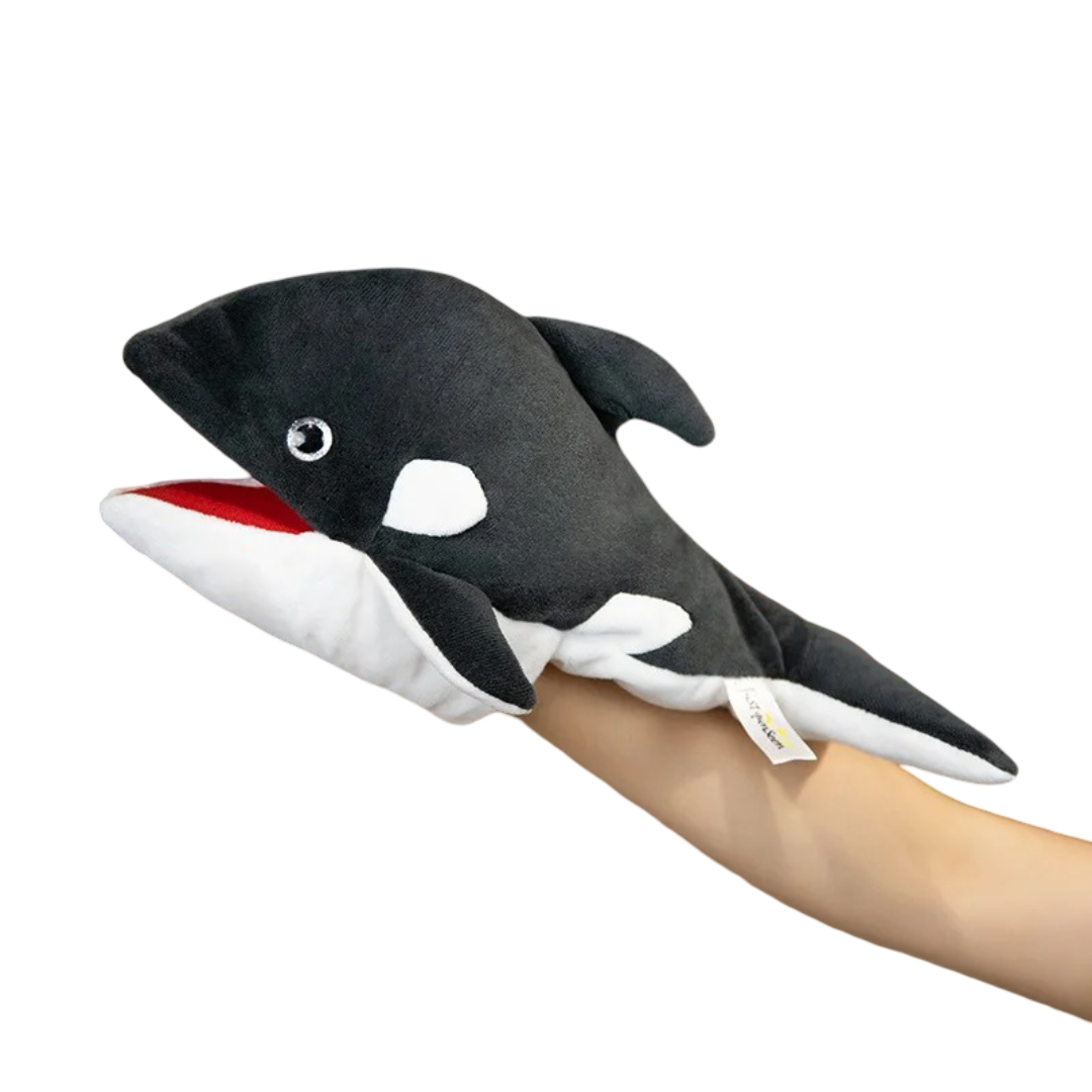 Killer Whale Soft Plush Toy Hand Finger Puppet Killer Whale Soft Plush Toy Hand Finger Puppet