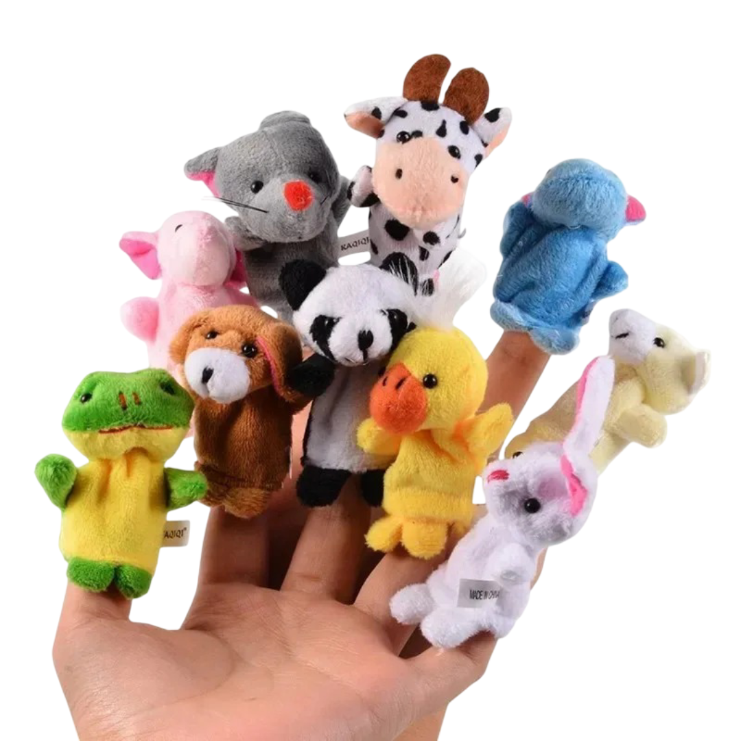 10Pcs Animal Plush Toy Finger Puppet 10Pcs Animal Plush Toy Finger Puppet