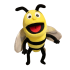 Bee Insect Soft Plush Toy Puppet