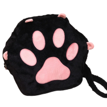 Cartoon Cat Paw Plush Backpack