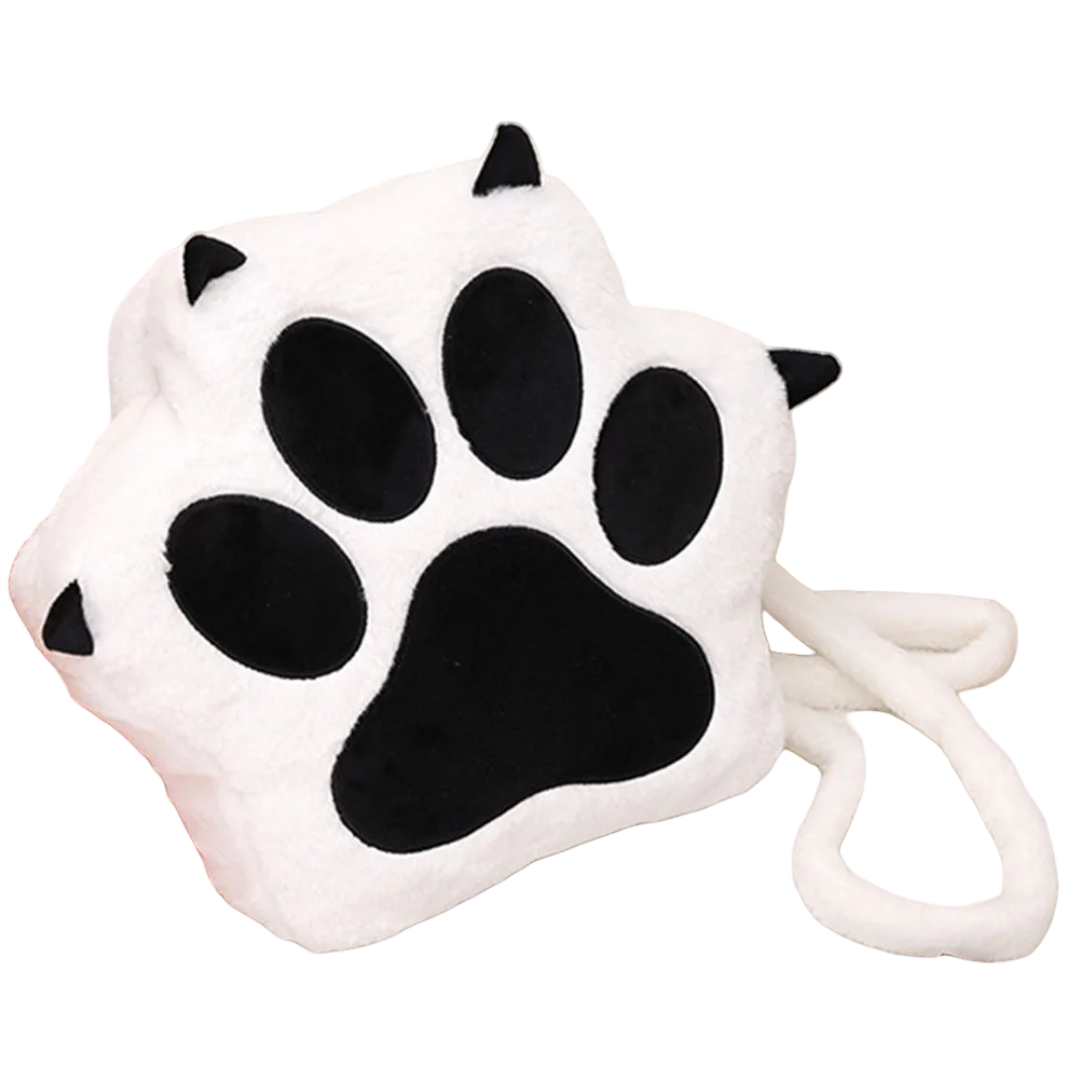 Cartoon Cat Paw Plush Backpack Cartoon Cat Paw Plush Backpack