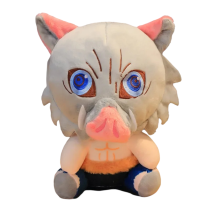 22cm Anime Demon Slayer Inosuke Hashibira Plush Toy