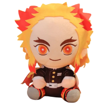 22cm Anime Demon Slayer Kyojuro Rengoku Plush Toy