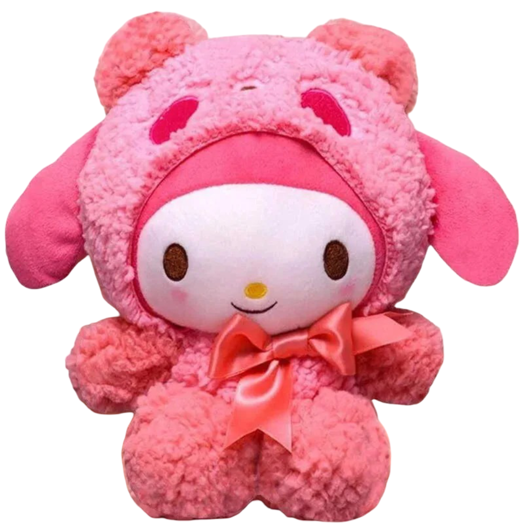 25cm Kawaii Sanrio My Melody Turn Into Panda Plush Toy 25cm Kawaii Sanrio My Melody Turn Into Panda Plush Toy