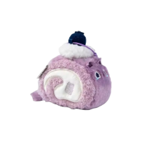 10cm Dessert Taro Paste Cake Plush Keychain