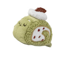 10cm Dessert Tea Cake Plush Keychain