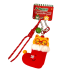 Christmas Party Cat Socks Plush Keychain