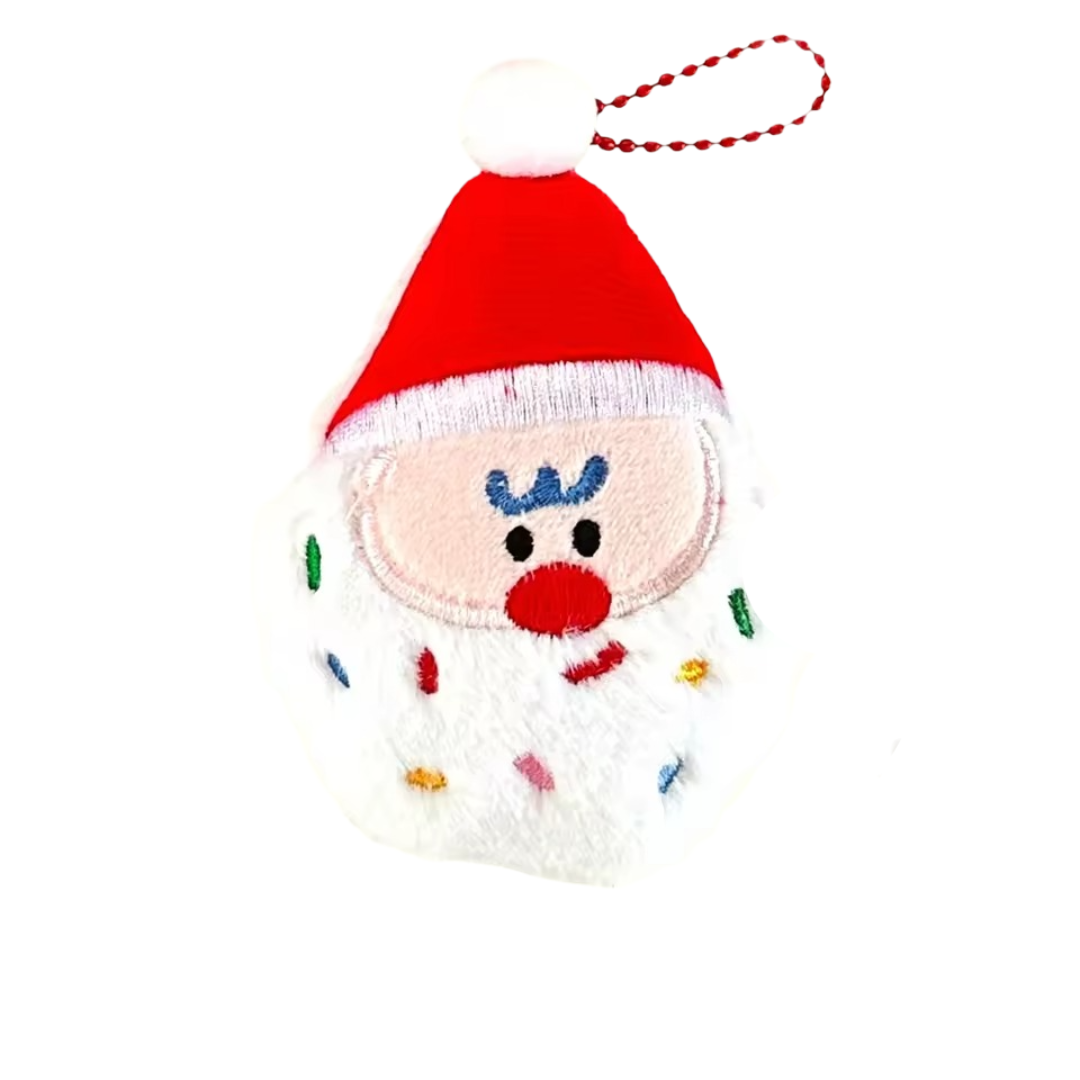 Christmas Party Santa Claus Plush Keychain Christmas Party Santa Claus Plush Keychain