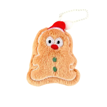 Christmas Pancake Plush Keychain