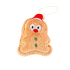 Christmas Pancake Plush Keychain