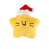 Christmas Star Plush Keychain