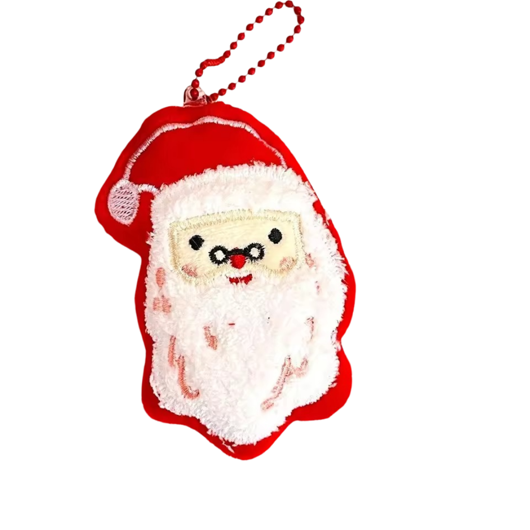 Christmas Santa Claus Plush Keychain Christmas Santa Claus Plush Keychain