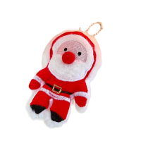 Christmas Skinny Santa Claus Plush Keychain