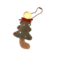 Christmas Party Tree Soft Plush Keychain