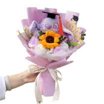Stitch Graduation Soft Plush Bouquet