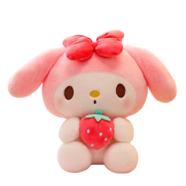 30cm Sanrio Cartoon My Melody With Strawberry Plush Toy