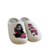 Halloween Horror Skull Pattern Plush Slippers