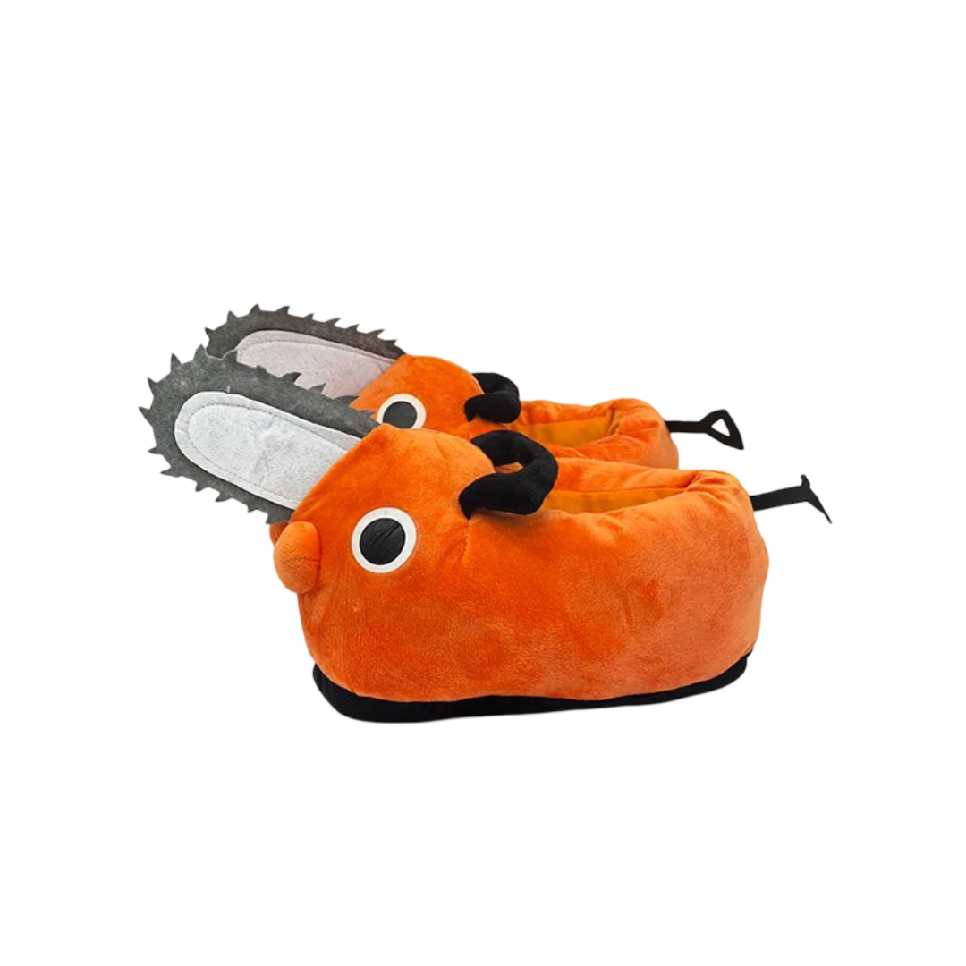 Anime Chainsaw Man Pochita Plush Shoes
