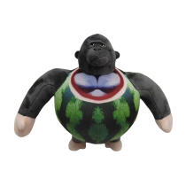 20cm Halloween Watermelon Gorilla Plush Toy
